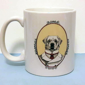 Κούπα με τον ευγενή κύριο Labrador - πορσελάνη, κούπες & φλυτζάνια