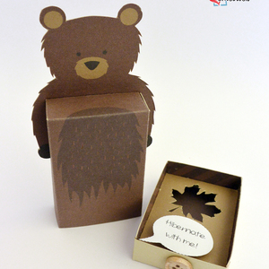 Emotibox 3D ευχητήρια καρτούλα σκατζόχοιρος, σκίουρος ή αρκούδα emotibox - δώρα γενεθλίων, γενική χρήση, δώρο έκπληξη - 4