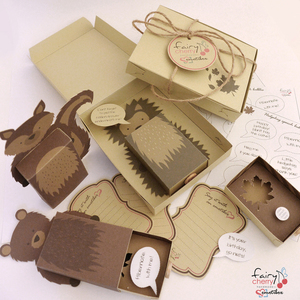 Emotibox 3D ευχητήρια καρτούλα σκατζόχοιρος, σκίουρος ή αρκούδα emotibox - δώρα γενεθλίων, γενική χρήση, δώρο έκπληξη - 5
