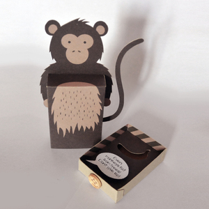 Emotibox 3D ευχητήρια καρτούλα αρκουδάκι πάντα, μαιμουδάκι, κοάλα - δώρα γενεθλίων, γενική χρήση, δώρο έκπληξη - 4