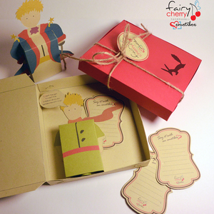 Emotibox 3D ευχητήρια καρτούλα Μικρός Πρίγκηπας - μικρός πρίγκιπας, δώρα γενεθλίων, γενική χρήση, δώρο γέννησης - 4