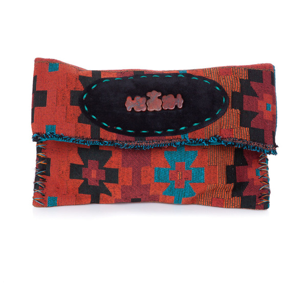 Boho Large Clutch - 'Eθνικ Τσάντα Φάκελος Από Υφαντό - φάκελοι, boho, ethnic, χειρός, βραδινές