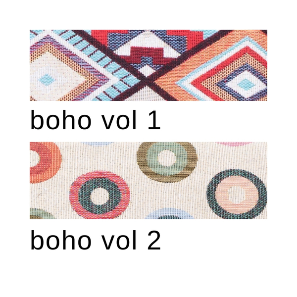 Τσάντα Χειρός / Φάκελος από Φελλό και Ύφασμα "Boho Vol 1" - φάκελοι, boho, φελλός - 5