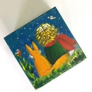 Ξύλινο κουτί ζωγραφική "μικρός πρίγκηπας" - ζωγραφισμένα στο χέρι, οργάνωση & αποθήκευση, μικρός πρίγκιπας, δώρα γενεθλίων - 4