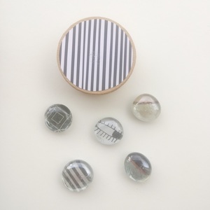 Μαγνητάκια Print Set of 5 σε Κουτί - γυαλί, κουτί, μαγνητάκια, μαγνητάκια ψυγείου - 3