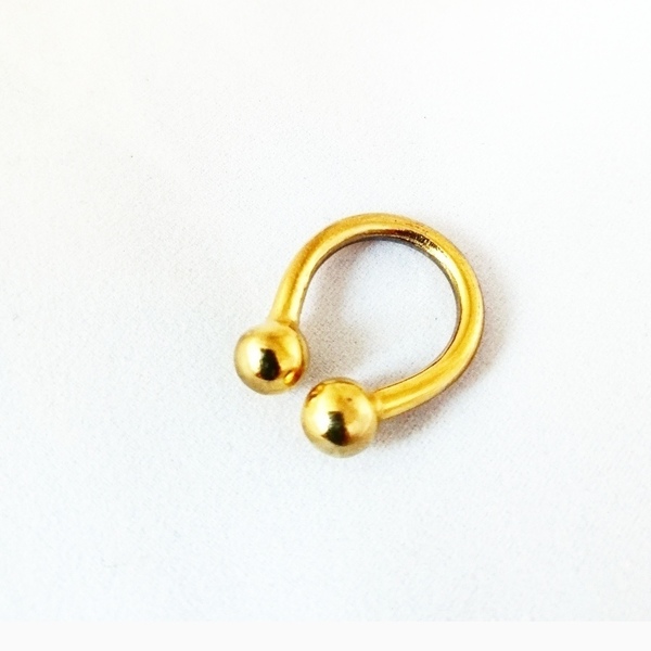 δαχτυλίδι με δύο μπίλιες - ορείχαλκος, δαχτυλίδι, minimal, βεράκια, αυξομειούμενα
