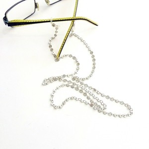 Ασημί αλυσίδα για γυαλιά - αλυσίδες, κομψά, φλουριά, μοδάτο, trend - 4