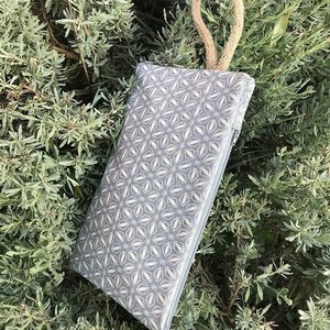 BAGOU GREY FLOWERS - clutch - 4