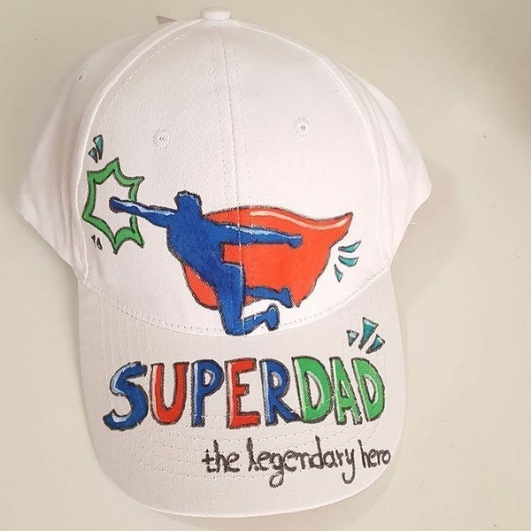 καπέλο jockey για τoν μπαμπά superdad (σούπερ μπαμπάς) - καπέλο, δώρα για τον μπαμπά