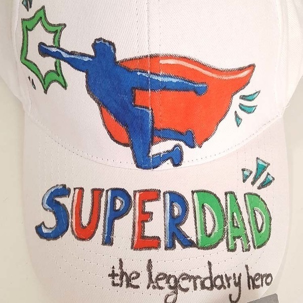 καπέλο jockey για τoν μπαμπά superdad (σούπερ μπαμπάς) - καπέλο, δώρα για τον μπαμπά - 3