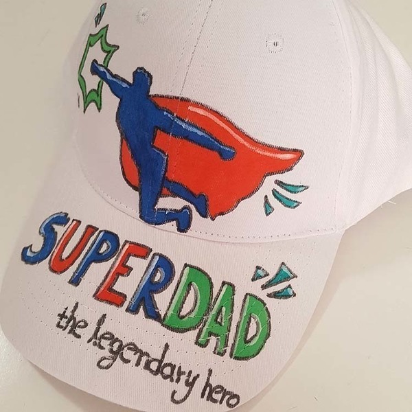 καπέλο jockey για τoν μπαμπά superdad (σούπερ μπαμπάς) - καπέλο, δώρα για τον μπαμπά - 4