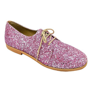MARGO SHOES Oxfords Pink "Glitter Drops" - 2