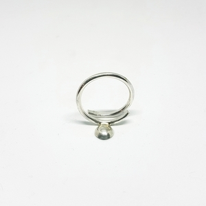 Ασημένιο χειροποίητο δαχτυλίδι - ασήμι, ασήμι 925, χειροποίητα, μικρά, αυξομειούμενα, φθηνά - 3