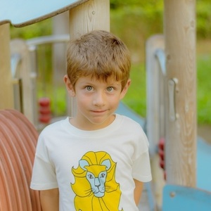 Kίτρινο Λιοντάρι T-Shirt - κορίτσι, αγόρι, t-shirt, Black Friday, παιδικά ρούχα - 2