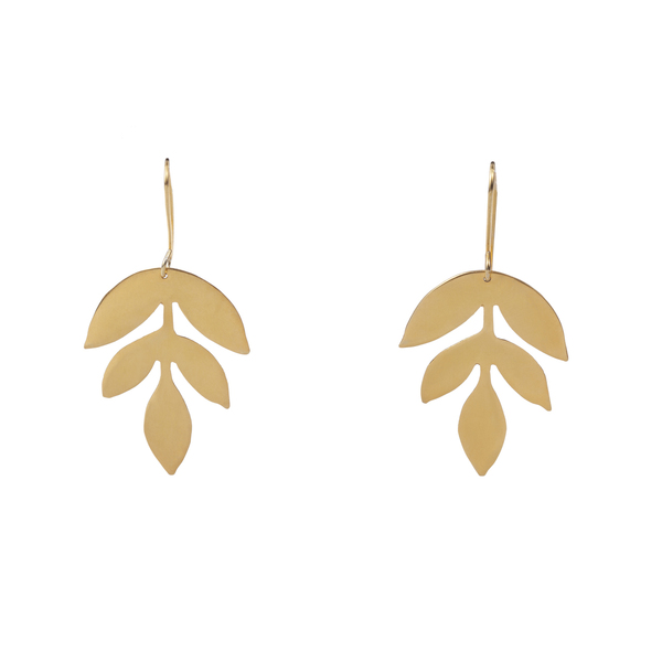 _fall earrings - χειροποίητα σκουλαρίκια φύλλα - statement, chic, βραδυνά, μοντέρνο, επιχρυσωμένα, ορείχαλκος, επάργυρα, σκουλαρίκια, χειροποίητα, φύλλο, boho, κρεμαστά, κρεμαστά στοιχεία