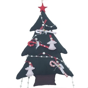Χριστουγεννιάτικο δέντρο από ύφασμα - ύφασμα, χειροποίητα, χριστουγεννιάτικο δέντρο, διακοσμητικά, χριστουγεννιάτικα δώρα, Black Friday, δέντρο - 2