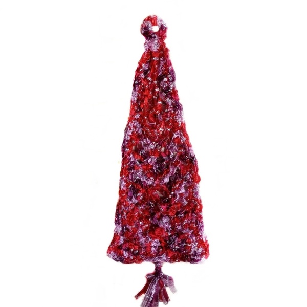 Christmas Tree Wall Hanging Macramé - νήμα, διακόσμηση, στολίδι, διακοσμητικά, χριστουγεννιάτικα δώρα