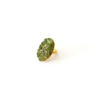 Επίχρυσο δαχτυλίδι με περίδοτο - ημιπολύτιμες πέτρες, επιχρυσωμένα, μεγάλα, αυξομειούμενα, φθηνά - 4