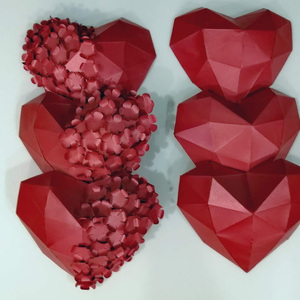 3D Χάρτινη καρδιά - καρδιά, χειροποίητα, πρωτότυπα δώρα, αγ. βαλεντίνου - 4