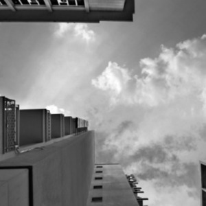 Κάδρο - Ασπρόμαυρη Φωτογραφία κτιρίων - πίνακες & κάδρα, καμβάς - 3