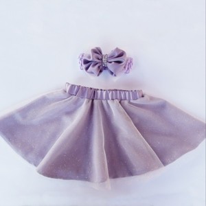 Τούλινη παιδική φούστα με κορδέλα - κορίτσι, παιδικά ρούχα, βρεφικά ρούχα, αξεσουάρ μαλλιών, 1-2 ετών