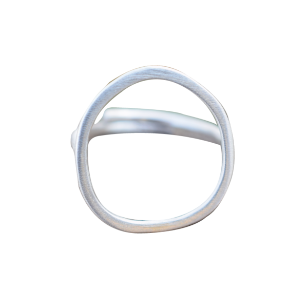 Κύκλος organic δαχτυλίδι ανοιχτό ασήμι 925 - ασήμι, επάργυρα, μικρά, boho, boho, αυξομειούμενα, φθηνά - 2