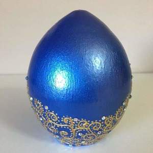 Πυλινο διακοσμητικο αυγο - πηλός, αυγό, διακοσμητικά - 3