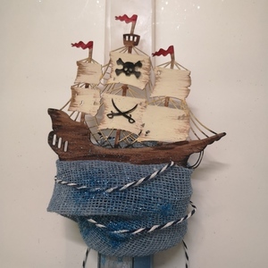 Λαμπάδα πειρατικό καράβι - αγόρι, λαμπάδες, για παιδιά, για ενήλικες, για εφήβους - 2
