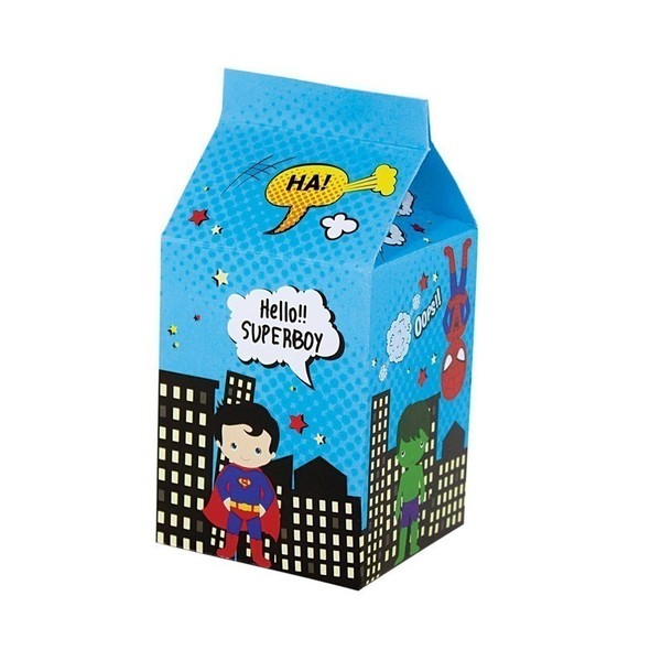 Κουτί milk box για μπομπονιέρα και για γλυκά ή ζαχαρωτά σετ 25 τεμάχια - αστέρι, αερόστατο, βάπτισης - 4