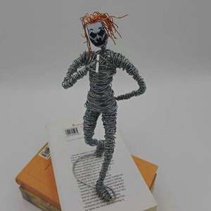 Τhe movie Figurine Wire Art Sculpture - μέταλλο, διακοσμητικά - 4
