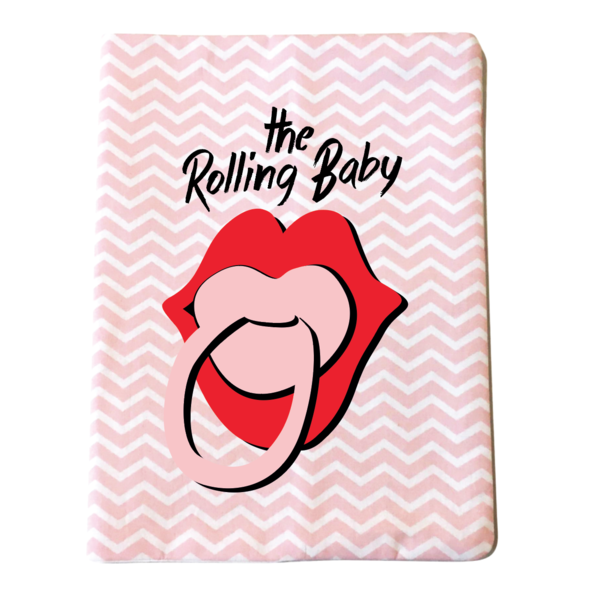 Θήκη Βιβλιαρίου Υγείας - Rolling Baby Pink - κορίτσι, αγόρι, δώρα για βάπτιση, θήκες βιβλιαρίου, μαιευτήριο - 2