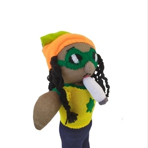 Χαρακτήρας Bob Marley από κάλτσες 38 cm - χειροποίητα, λούτρινο - 4
