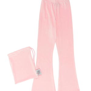 Βελούδινο Κολάν με Καμπάνα σε Ροζ - ελαστικό, ελαστικό, βελούδο, παιδικά ρούχα, παιδικά κολάν, 1-2 ετών