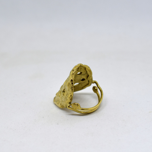 Δαχτυλίδι Σεβαλιέ Πανσέληνος ❣❣ - chevalier, επιχρυσωμένα, boho, boho, μπρούντζος, αυξομειούμενα, φθηνά - 4