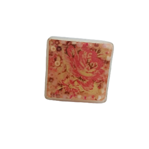δαχτυλίδι αυξομειούμενο λουλούδι τριαντάφυλλο ροζ με υγρό γυαλί - γυαλί, λουλουδάτο, μεγάλα, αυξομειούμενα, φθηνά