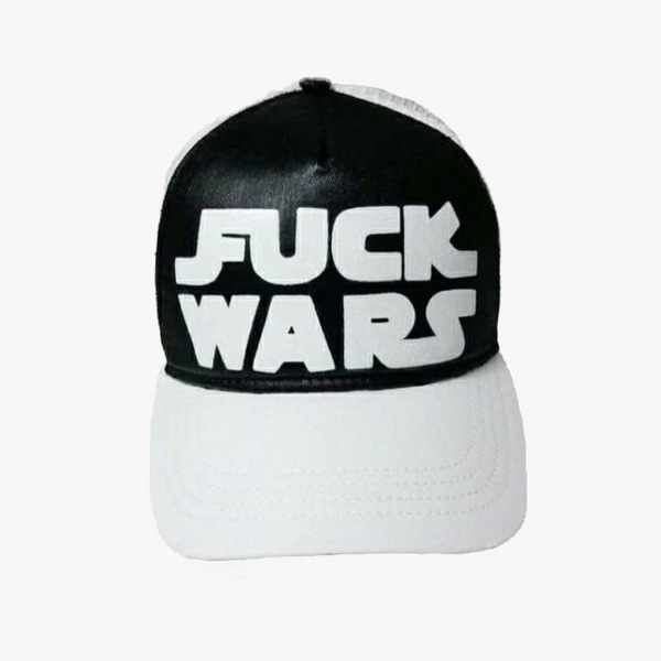 Custom / Handpainted καπέλο Fuck Wars - βαμβάκι, ζωγραφισμένα στο χέρι, customized, καπέλο