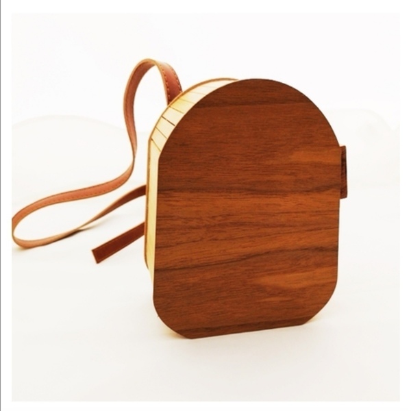 Ξύλινα τσάντα backpack - ξύλο, πλάτης, all day, φθηνές
