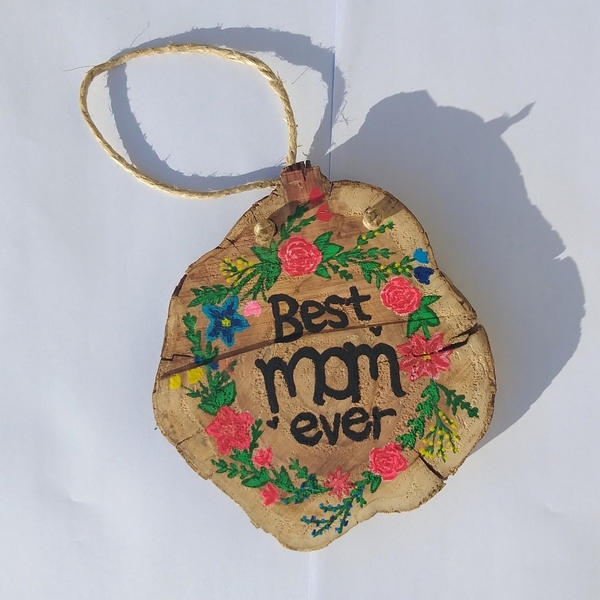 Δωρο για τη γιορτη της μητερας "Best mom ever" - μαμά, διακοσμητικά, γιορτή της μητέρας - 2