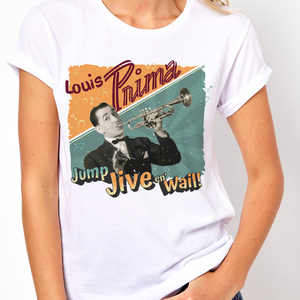 Louis Prima Rockabilly, Swing, Dance, rock n roll, retro tshirt - vintage - 2