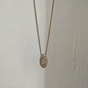 Vintage Dyrberg/Kern pendant - vintage, charms, επιχρυσωμένα, swarovski, ατσάλι, κρεμαστά - 4