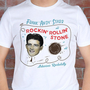 Rockin' Rolling Stone Rockabilly μπλουζάκι retro vintage 50's
