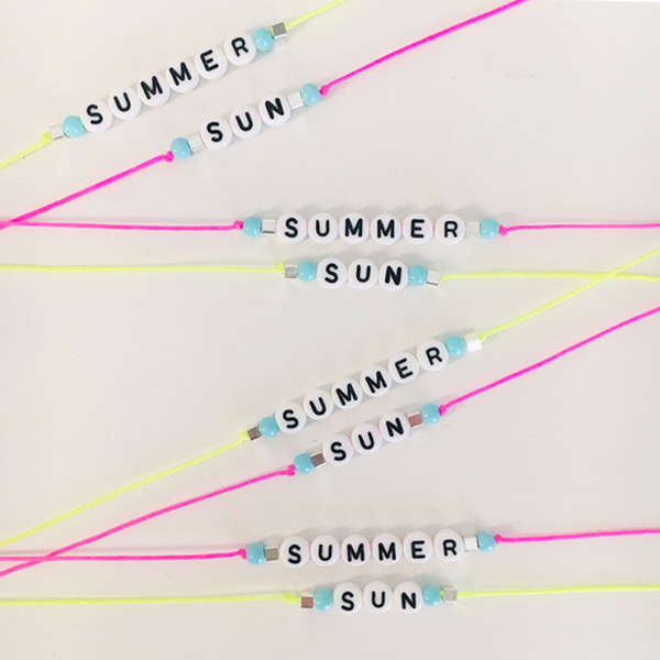 Σετ παιδικά βραχιολάκια "Summer - Sun" - καλοκαιρινό, αξεσουάρ, σετ, κοσμήματα - 4