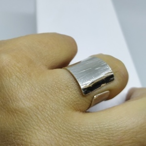 Δαχτυλίδι από ασήμι 925 - ασήμι, ασήμι 925, σφυρήλατο, μεγάλα, αυξομειούμενα - 2