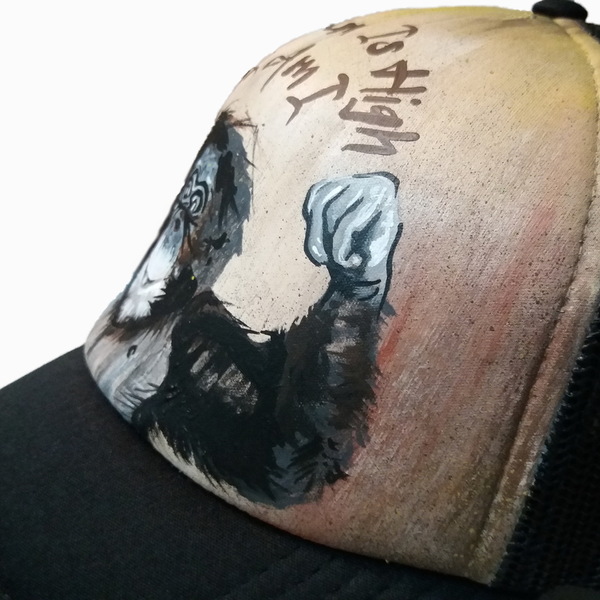 Custom/ Handpainted καπέλο - ζωγραφισμένα στο χέρι, γυναικεία, ανδρικά, δώρο, καπέλο - 3