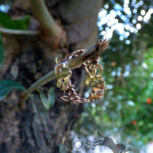 " Κλήμα " - Χειροποίητο επίχρυσο - επάργυρο δαχτυλίδι σε σχήμα δαντέλας με φύλλα και λουλούδια...! - δαντέλα, επιχρυσωμένα, επάργυρα, boho, boho, μεγάλα, αυξομειούμενα - 3