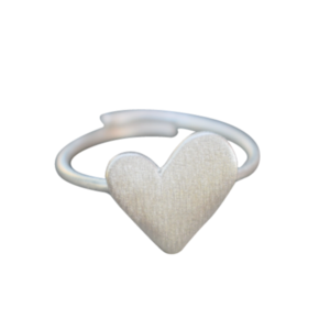 Δαχτυλίδι ανοιχτό με καρδιά από ασήμι 925 - ασήμι, γεωμετρικά σχέδια, βεράκια, μικρά, boho, αυξομειούμενα, φθηνά - 2