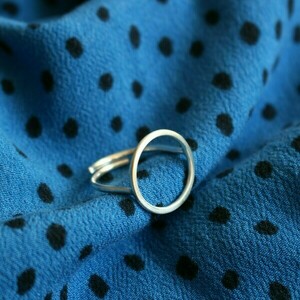 ασημένιο δαχτυλίδι kyklos - ασήμι, γεωμετρικά σχέδια, minimal, μικρά, boho, αυξομειούμενα - 2