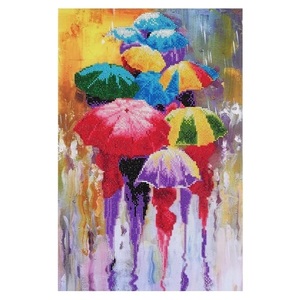Πίνακας Diamond Painting "Umbrellas" - πίνακες & κάδρα, πίνακες ζωγραφικής