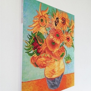 Πίνακας Diamond Painting "Van Gogh's Sunflowers" - πίνακες & κάδρα, πίνακες ζωγραφικής - 4
