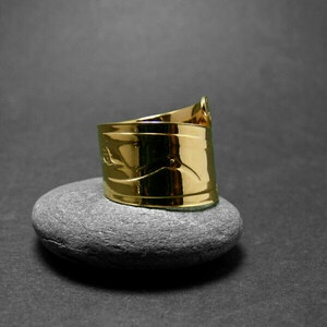 " Spoon Ring ΙΧ " - Χειροποίητο επίχρυσο 18K ή επάργυρο δαχτυλίδι! - chevalier, επιχρυσωμένα, επάργυρα, boho, αυξομειούμενα - 2